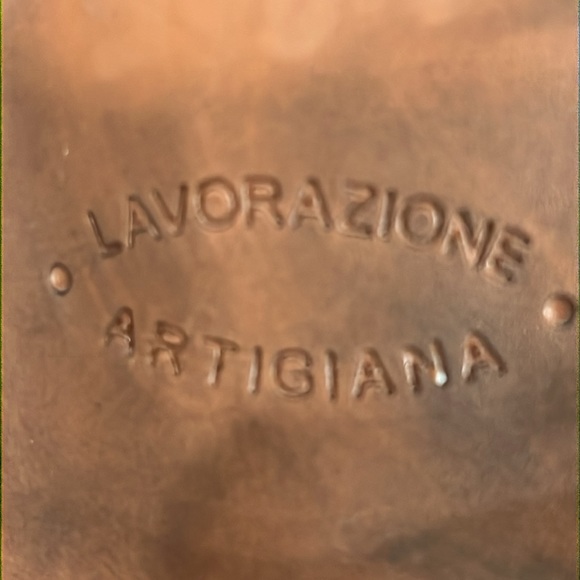 V Italia Men’s Blue Perforated Leather Lace Up Shoes Size 44 - Picture 9 of 12